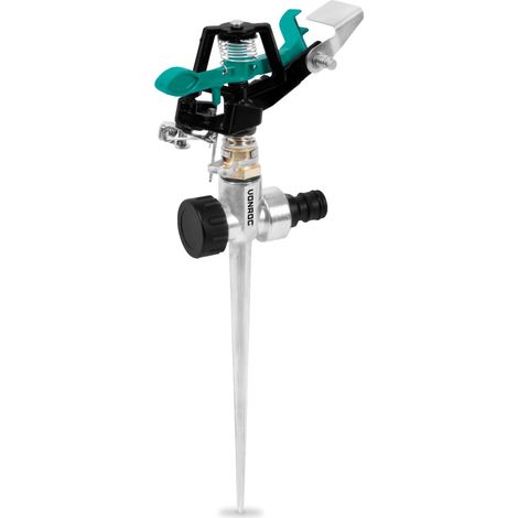 Vonroc – Arroseur à pulsation en métal – Surface d'arrosage max. 450m² – Jet réglable 20° à 360° – Connexion G 3/4' - 450m2 (1/3)