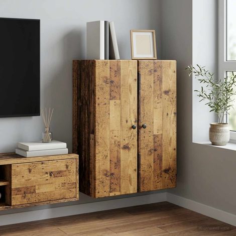 vidaXL Armoire Murale Bois ancien 66 x 34,5 x 90 cm Bois d'ingénierie