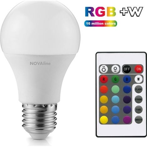 LAMPADINA LED GOCCIA E27 9W RGB