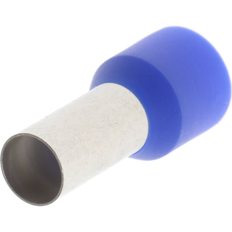 Embout à sertir Weidmuller, 16mm², Bleu, longueur 12mm ( Prix pour Sachet de 100 )