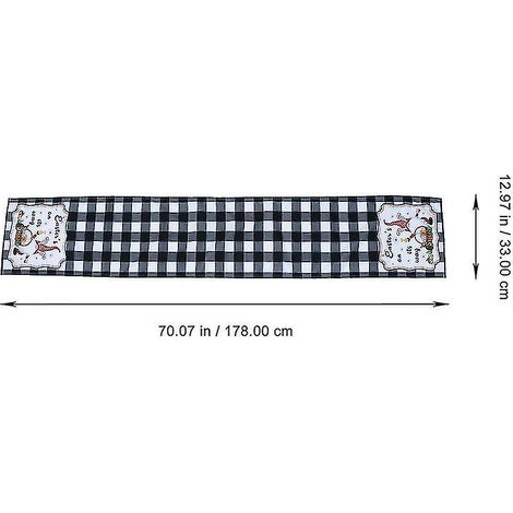 1 nappe à motifs de gnomes de Pâques (1/2)