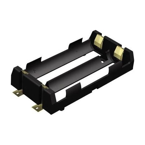 Keystone 1048 Portabatteria 2x 18650 Montaggio SMD (L x L x A) 86 x 40 x 19 mm