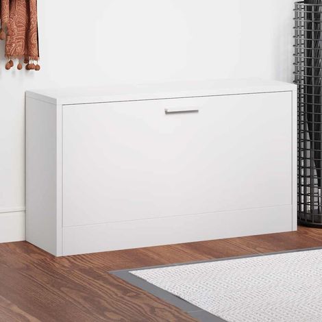 Schuhbank Weiß 80x24x45 cm