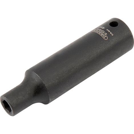 Draper Expert HI-TORQ® 4mm Deep Impact Socket – 1/4" Drive, Metric, Heavy-Duty Deep Socket for High Torque Applications (1/5)