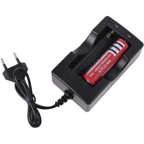 Chargeur De Piles Rapide, 100-240V Tension Mondiale Noir (1/5)