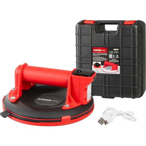 Akku-Saugnapf Strend Pro Premium, für Boden/Fliesen/Glas, 3,7V 1,8 Ah, 130kg