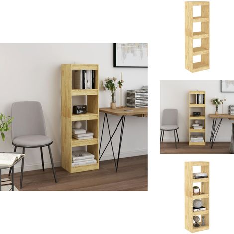 Bibliothèque/Séparateur de pièce 40x30x135,5 cm pin massif - Bibliothèque - Étagère - Meuble De Rangement - Décoration Intérieure - Bois Massif (1/5)