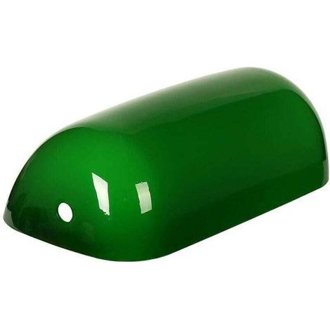 Abat-jour de rechange en verre pour lampe de bureau (vert) (1/3)
