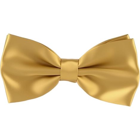 Générique Noeud Papillon Homme Doré - Élégant Accessoire de Mode pour Adultes et Enfants Noeud Papillon Classique et Stylé