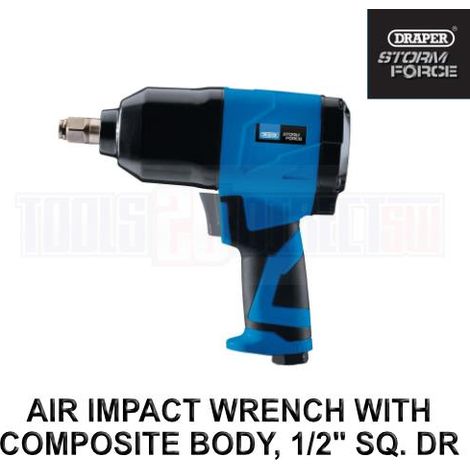 HEAVY DUTY DRAPER 1/2" DRIVE AIR IMPACT WRENCH RATCHET COMPRESSOR TOOL 65017 (1/5)