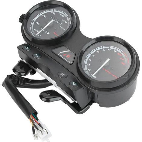 Tachymètre d'affichage numérique d'instrument de moto odomètre adapté pour YBR 125 (1/5)