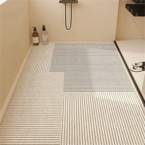 1 pièce - Tapis de salle de bain - Tapis antidérapant - Tapis de douche - Tapis résistant à l'automne - Tapis imperméable -,80, 50 (1/5)