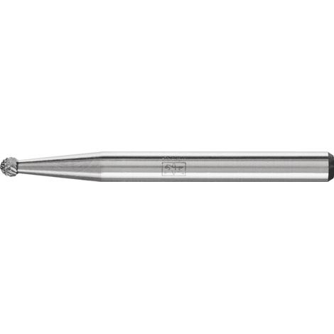 PFERD TOOLS Hartmetall Hochleistungsfrässtift MICRO Kugel KUD Ø 02x1,5 mm Schaft-Ø 3 mm Feinbearbeitung (1/4)