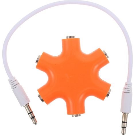 Adaptateur répartiteur Audio stéréo 5 Prises Jack 3,5 mm pour Casque PC et Ordinateur Portable (1/5)