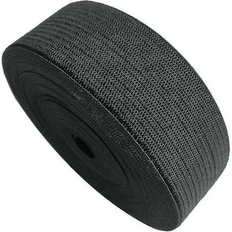 Bande Élastique 5 Mètres 40 Mm De Large Noir-- (1/4)
