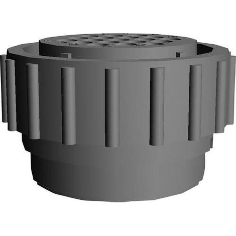 TE CONNECTIVITY 206429-1 COSSE CYLINDRIQUE MÂLE MÂLE, DROIT NOMBRE TOTAL DE PÔLES: 4 SÉRIE (CONNECTEUR ROND): CPC 1 PC(S)