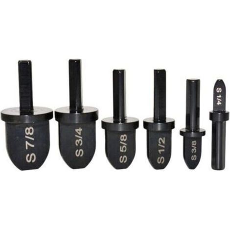 Lot d'outils avec embouts de perage + extension de tubes en cuivre pour visseuse ou perceuse, set de forets pour outil presser, 6 pices