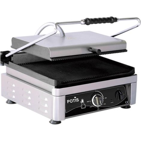 Contact grill strié 230 V - Stalgast