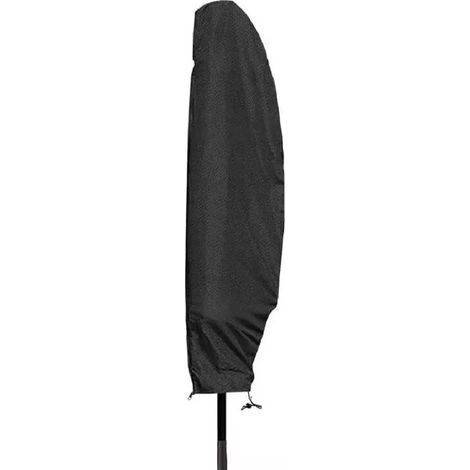 Copertura protettiva di colore nero per ombrellone c/braccio laterale (1/3)