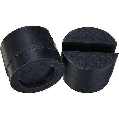 Ensemble de 2 blocs tampons en caoutchouc pour vérin hydraulique de voiture (1/5)