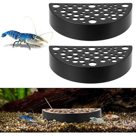 Set mit 2 dekorativen Aquarienhöhlen, kreative Verstecke für Garnelen, ABS-Aquarienzubehör, Höhle zum Verstecken für kleine Garnelen und kleine Fische (1/5)