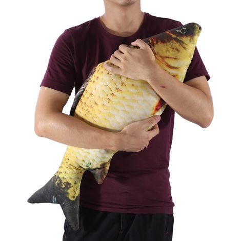 Peluche a forma di carpa dorata (80 cm)