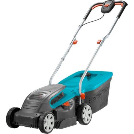 Tondeuse précise: tondeuses à 280 m², largeur de coupe 32cm, réservoir d'herbe 30L, hauteur de coupe 20-60 mm, liaison pliante, poignée ergonomique (5033-20) (1/5)