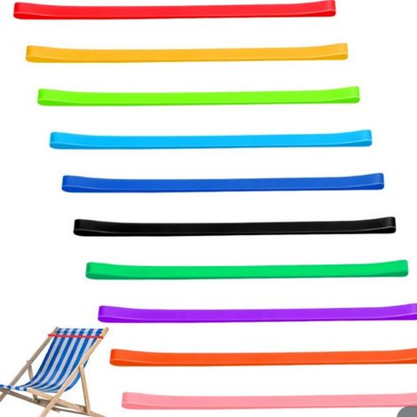 Elastic Band - Silicone - 5.5 cm x 1 cm - for Beach Chairs Towels Boxes Books Outdoor Gear - 10 Pieces (1/5)