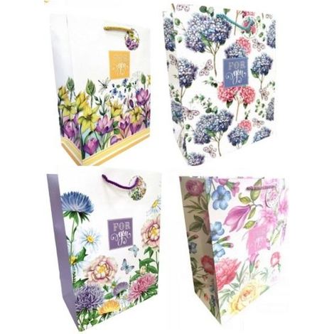 Sac décoratif mat 30x40x17cm mélange frais