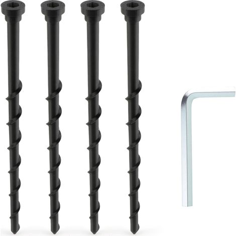 4 Piquet de Terre pour i105e/i108e Tondeuse Gazon Robot, Robuste et Durable, équipé d'une clé hexagonale pour Une Installation Facile (1/5)