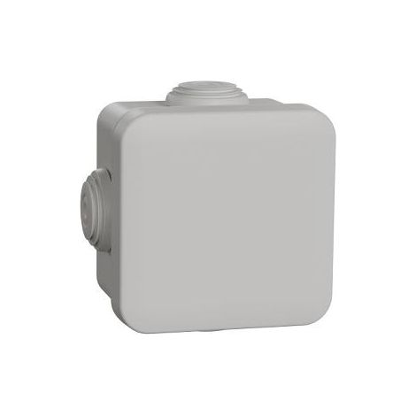 Caja de derivación Schneider Electric gris 65x65x45 mm pack 5