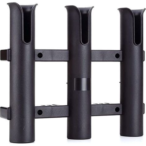 Support de mât de bateau monobloc à 3 tubes (noir) (1/4)