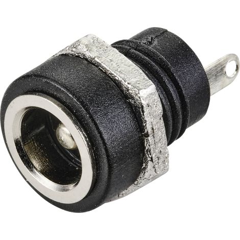 TRU COMPONENTS Elément de liaison pour courant faible embase femelle, verticale 5.7 mm 2.1 mm 1 pc(s (1/3)