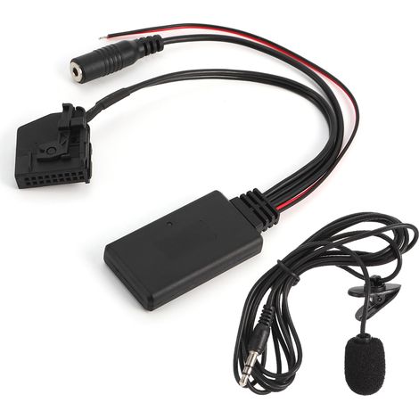 Eosnow 18Pin Bluetooth AUX Kabel Adapter Auto Mikrofon Passend für Mercedes Benz Comand 2.0 W211 W208 W168 W203 (1/5)