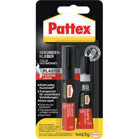 PATTEX Sekundenkleber Plastik Flüssig 5g (1/5)
