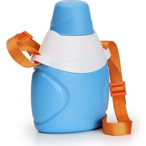 Trade Shop - Fiesta De La Botella Térmica De Fiesta 0.65lt Con Correa De Hombro Ajustable - Cap De Vidrio Extraíble 309673 - (1/3)