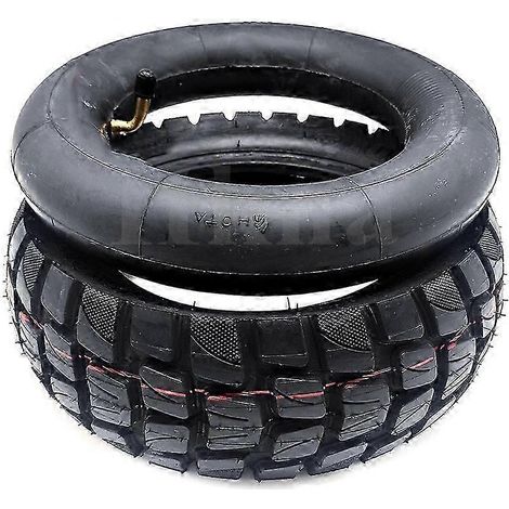 Compatible avec les trottinettes électriques, pneus 255X80, chambres à air et pneus extérieurs, pneus tout-terrain améliorés Dualtron M4 10 pouces, EK à 90 degrés. (1/5)