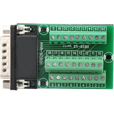 DB26 DB26-G2-01 Steckeradapter auf Leiterplattenanschluss für Signalmodule, Breakout-Board-Steckverbinder (1/4)