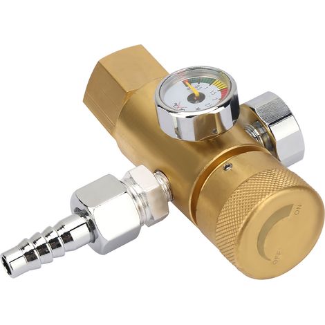 Réducteur de pression d'oxygène 0,4-25 MPa, manomètre régulateur de débit d'air pour bouteille de gaz (1/5)
