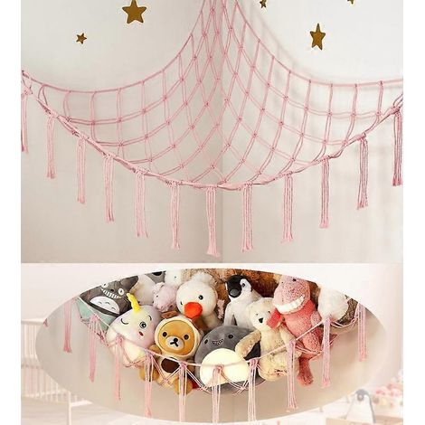 Filiyano-Hamac ou filet de rangement pour peluches - Grand hamac pour jouets (1/5)