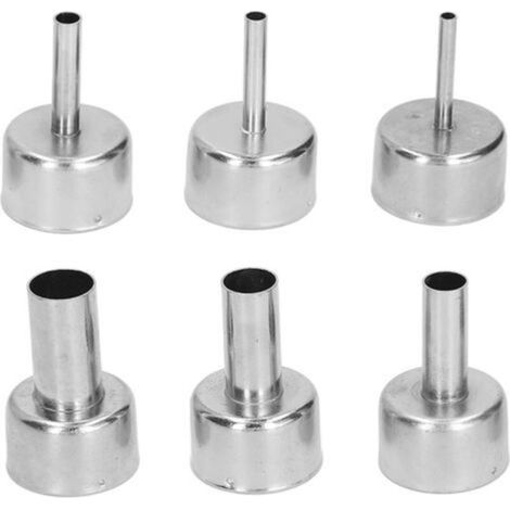 Jets de Pistolet Chaud Polyvalent - 6 PROPCS CONCEPTION DES BUSUES DROIT POUR AIR PRIMIUM MATÉRIQUE D'EACHORD INOXDUBLE POUR SOUDANT ET SOUDRE