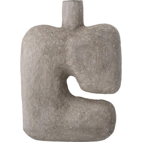 Vase décoratif en Papier mâché, Uniquement à des Fins décoratives, Fait à la Main, Dimensions : 25 x 7 x 36 cm (1/4)