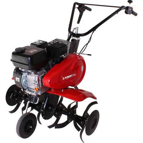 Motobineuse thermique 212 cm³ – 6 fraises Ø320 mm – Largeur de travail 60-80 cm – Transmission chaîne et pignons – Pour grands jardins – Pubert