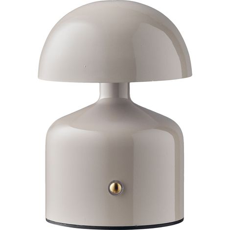 Aulla Lampada da Tavolo Ricaricabile in Metallo Grigio