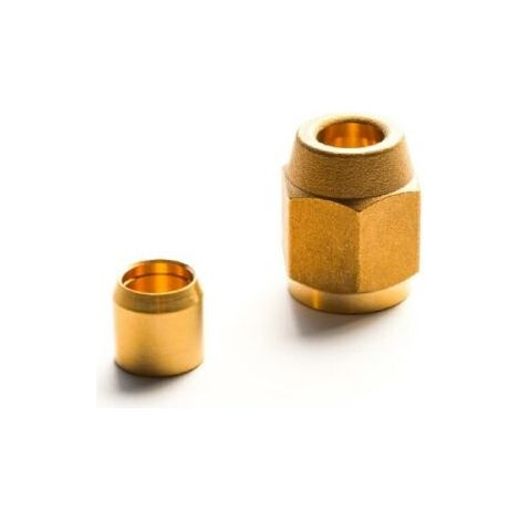 RACCORDO AUTOFLANGIANTE 1/4" PER GAS CLIMATIZZATORE KIT OMOLOGATO (25664) (1/2)