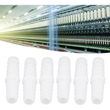 10 Pièces Raccord Droit en Plastique pour Tuyau, Jonction d'Égalisation à Barbe 9-9mm, Adaptateur de Raccordement (1/5)