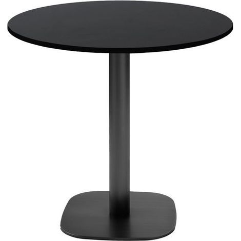 Table ronde Ø 70 cm - modèle Round noir