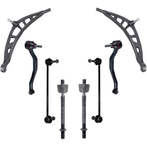 KIT BRACCIO OSCILLANTE 8 PEZZI COMPATIBILE CON MINI MINI COUNTRYMAN (R60) Cooper S / Kit Sospensione Completo OE/OEM / Bracci Oscillanti + Testine Sterzo / Sostituzione Diretta OEM