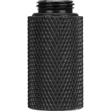 Raccord Allongé G1/4 - Longueur 30mm - Plaqué Chrome - Pour Système Refroidissement Eau PC - Noir (1/5)