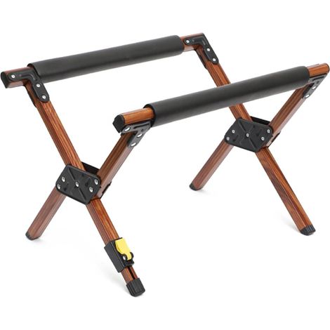 Support pliable en alliage d'aluminium durable à hauteur réglable pour le camping et les pique-niques (1/4)